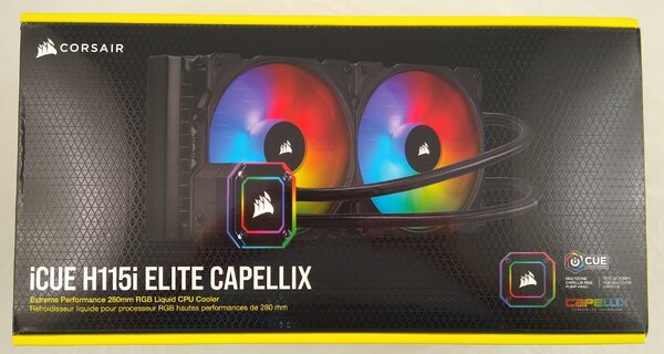 Corsair H115i Elite Capellix Liquid CPU Cooler (1)