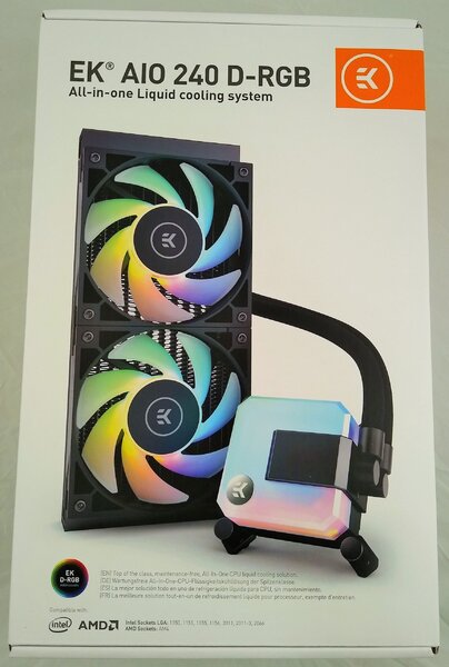 EK-AIO 240 D-RGB Liquid CPU Cooler  (1)