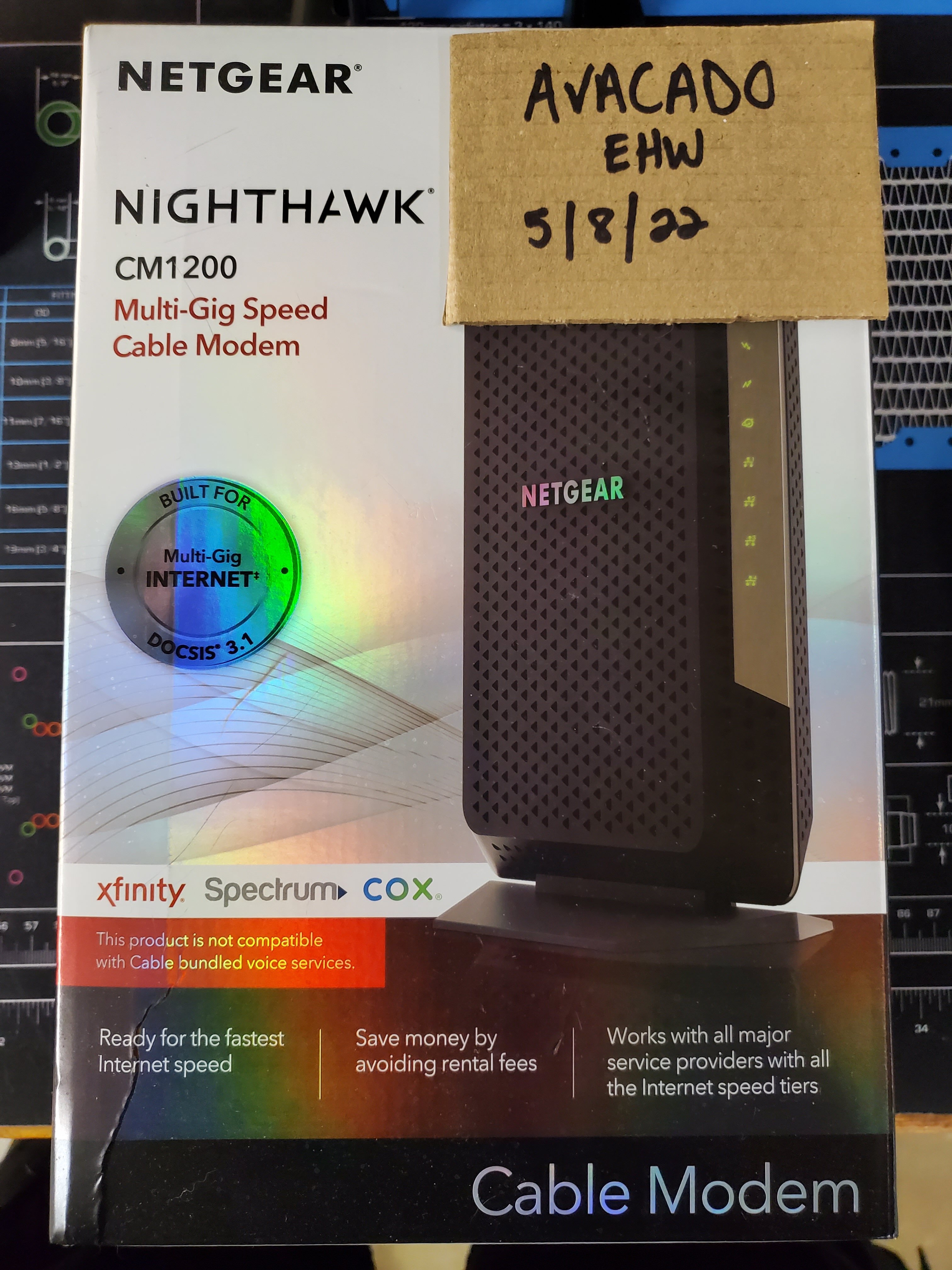 Used Netgear Nighthawk CM1200 Cable Modem - Completed Transactions ...