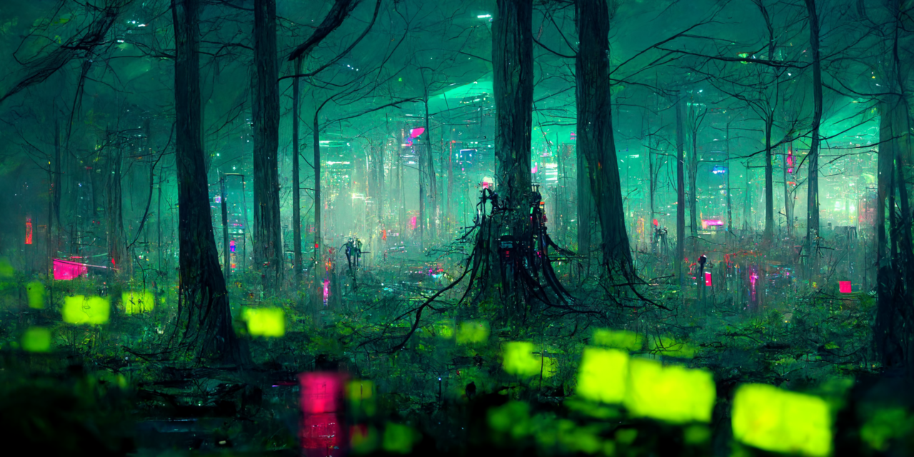 BOTKirby_cyberpunk_forest_6f5d15df-f325-4339-b543-0f2cb84f8142.png