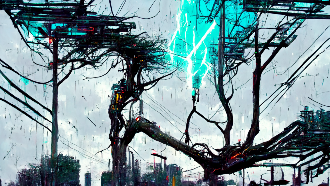 BOTKirby_cyberpunk_lightning_striking_a_tree_10b3ad12-b5f8-4fec-9437-fbb55ae6bb36.png