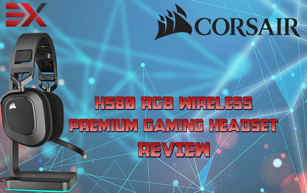 CORSAIR HS80 RGB Wireless Premium Gaming Headset with