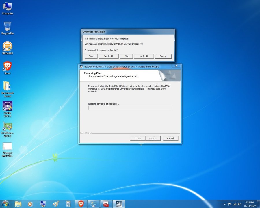 Driver instal reports already on the system..jpg